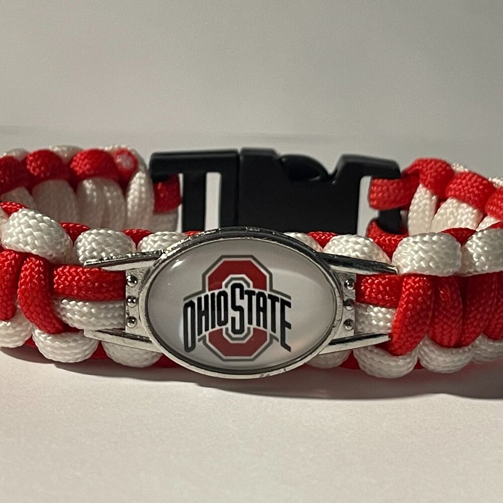Ohio State Buckeyes NCAA Paracord Bracelet NEW